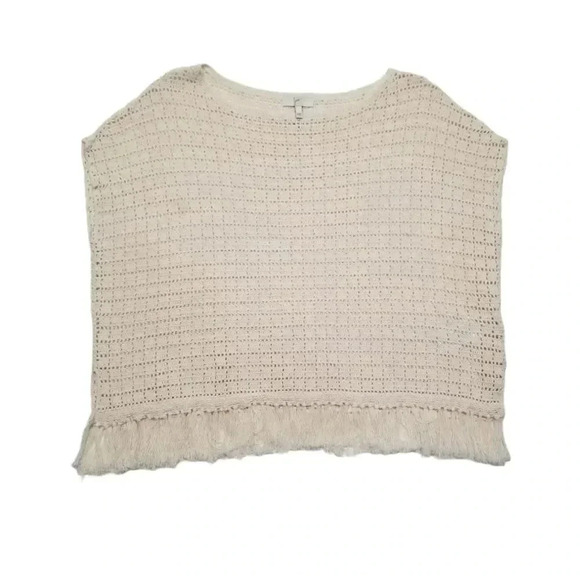 {Joíe} Coachella Amal Crochet Fringe Top in Cream in Size XXS - Picture 4 of 14